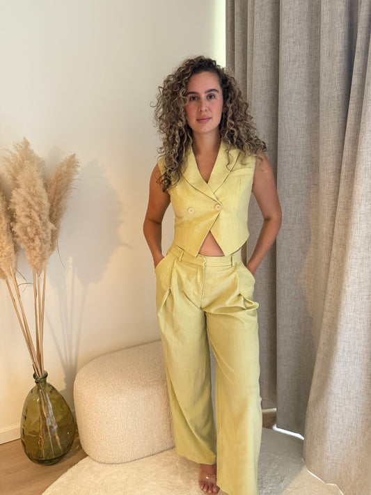 Lime Glow Romper