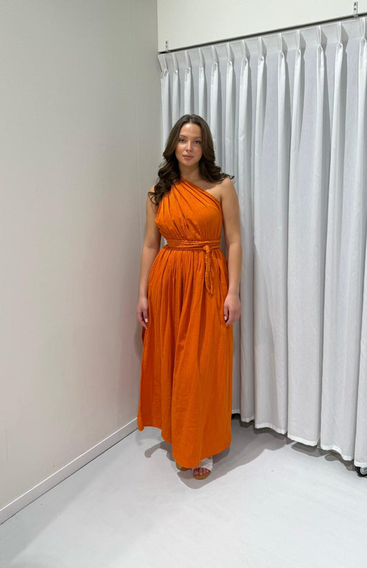 One Shoulder Maxi Dress